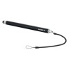 Mobilis pack of 10 Capacitive stylus Matte Black + spiral cord.