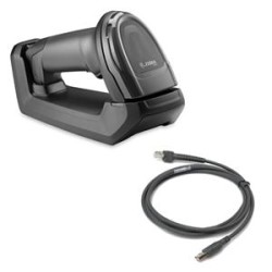 Zebra DS8178-SR Black FIPS Standard Cradle USB Kit: DS8178-SR0F007ZZWW Scanner, CBA-U21-S07ZBR Shielded USB Cable
