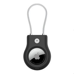 Belkin Secure Holder W/ Wire Loop/F/ Apple AirTag Black