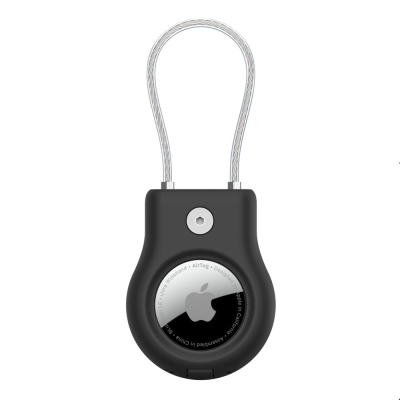 Belkin Secure Holder W/ Wire Loop/F/ Apple AirTag Black