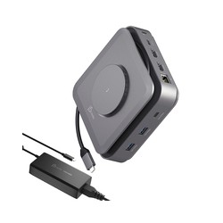 J5Create USB-C Dock Dual 4K HDMI GaN/UK Plug 140W PD3.1 Power Adapter