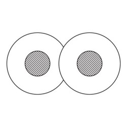 ZONE 301 EARPADS/GRAPHITE - WW-9002