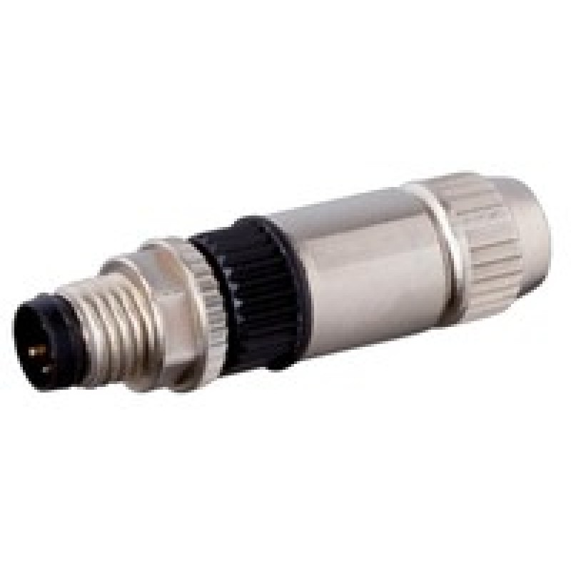 Zebra Field-Wireable M8 IO Plug 3-Pin Male For Use With IO Block