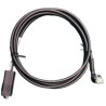 DS55: RS-232 Cable: 7 ft. w/ Right Angle Connector
