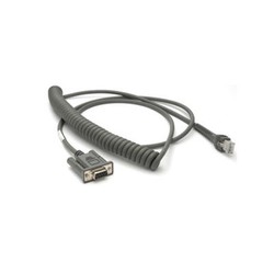 Zebra Cable - RS232: DB9F, 9FT (2.8M)CL, PWR PIN9, W/ TTL Current Limit Protection