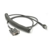 Zebra Cable - RS232: DB9F, 9FT (2.8M)CL, PWR PIN9, W/ TTL Current Limit Protection