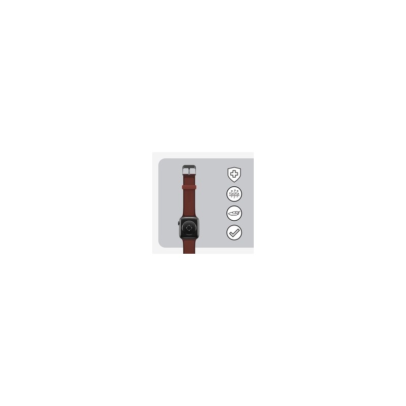 OB WATCH BAND F/ APPLE WATCH/44/45/46MM UNION STATION BROWN