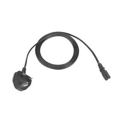 Zebra Cord:AC PWR,18AWG,250V,3A,1.8M,BLK,UK