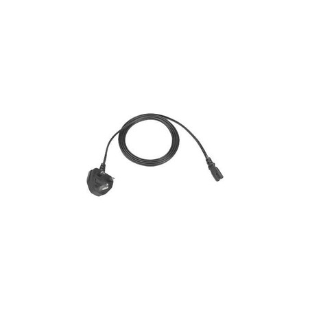 Zebra Cord:AC PWR,18AWG,250V,3A,1.8M,BLK,UK