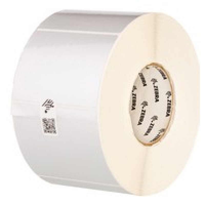 Label, Polyester, 102x102mm Thermal Transfer, Z-Ultimate 3000T Silver, Permanent Adhesive, 76mm Core