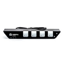 4 port Active Front Panel (AFP) remote KVM switch