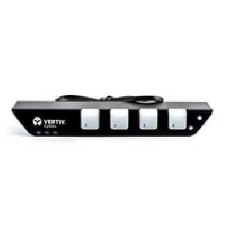 4 port Active Front Panel (AFP) remote KVM switch