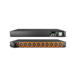 Vertiv Geist Rack PDU, Monitored (Unit Level), EC, 1U, input IEC 60309 230V 16A, locking outlets (10)C13