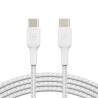 Belkin Boostcharge Geflochtenes USB-C/Cable-Braided 2M White