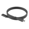 USB-C CABLE EXTENSION GRAPHITE/- WW-9010