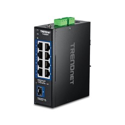 TRENDnet 9-Port Industrial 2.5G DIN-Rail/Switch With 10G SFP+ Port