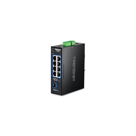 TRENDnet 9-Port Industrial 2.5G DIN-Rail/Switch With 10G SFP+ Port