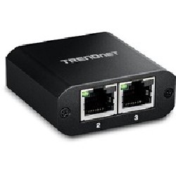 TRENDnet 2-Port Gigabit Splitter With/USB Type C Power