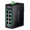 8-PORT INDUSTRIAL FAST ETHERNE/POE+ DIN-RAIL MINI SWITCH