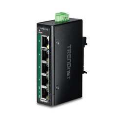 5-PORT INDUSTRIAL GIGABIT POE+/DIN-RAIL MINI SWITCH