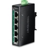 TRENDnet 5-Port Industrial Gigabit PoE+/DIN-Rail Mini Switch