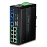TRENDnet 10-Port Industrial Gigabit 400W/PoE++ DIN-Rail Switch