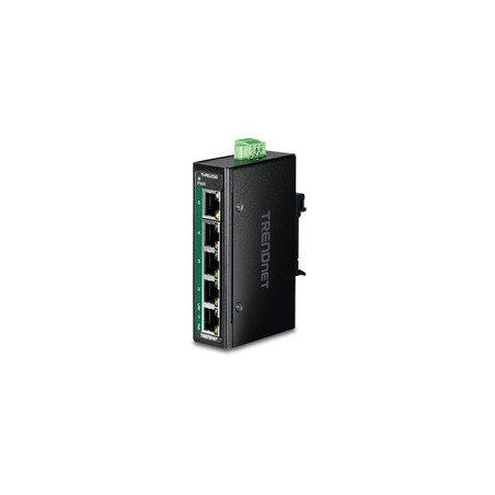 5-PORT INDUSTRIAL FAST ETHERNE/POE+ DIN-RAIL MINI SWITCH