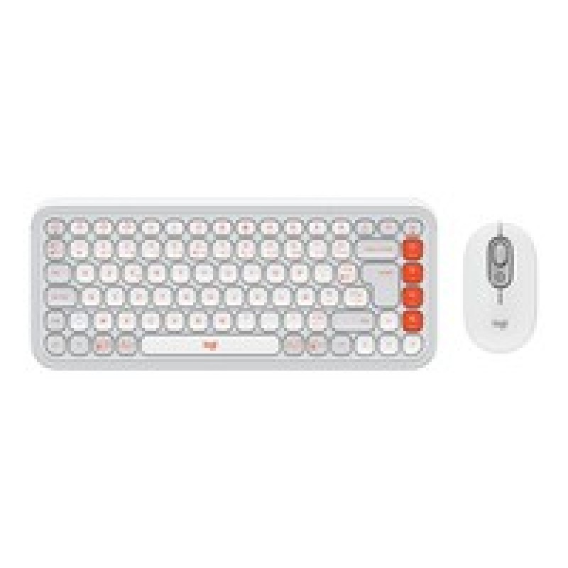 Logitech Pop ICON Combo Mouse And KB/Off White - FRA - Central-419