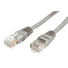 Kabel C-TECH patchcord Cat5e, UTP, šedý, 1,5m