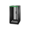 Easy Rack 600mm/24U/800mm , with Roof, Side panel,castors,feet and 4 Brackets, No Bottom, black
