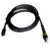 Zebra Cable - Shielded USB: Series C Connector, 7FT. (2M), Straight, BC 1.2 (High Current)