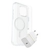 OB SYM CLEAR MAGSAFE/PREM GLASS/EU USB-C WALL CHARGER 30W-WHITE 7881435