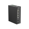 D-Link 6-Port 1G Industrial PoE Switch/Smart Managed 2X SFP DIN Rail