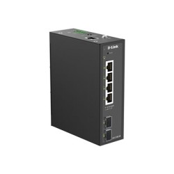 D-Link 6-Port 1G Industrial Switch/Smart Managed 2X SFP DIN Rail