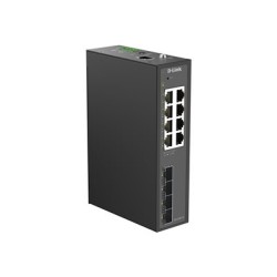 D-Link 12 -Port 1G Industrial Switch/Smart Managed 4X SFP DIN Rail
