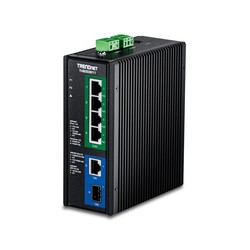 6-PORT INDUSTRIAL 2.5G POE++/DIN-RAIL SWITCH WITH 10G PORTS