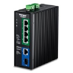 TRENDnet 6-Port Industrial 2.5G PoE++/DIN-Rail Switch With 10G Ports