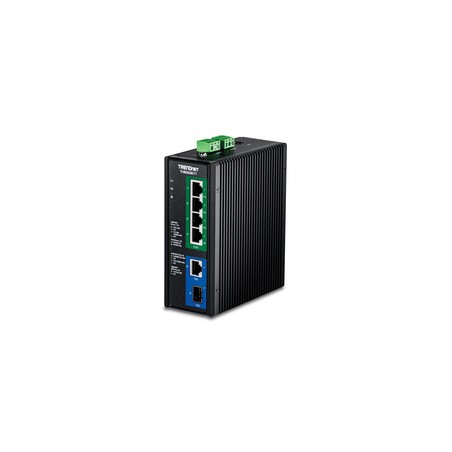 6-PORT INDUSTRIAL 2.5G POE++/DIN-RAIL SWITCH WITH 10G PORTS