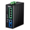 6-PORT INDUSTRIAL 2.5G POE++/DIN-RAIL SWITCH WITH 10G PORTS