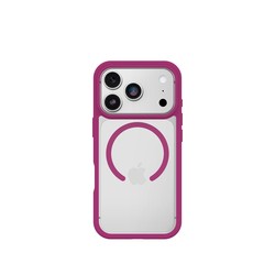 OB REACT MAGSAFE APPLE IPHONE/17 PRO ROSE CRYSTAL CLEAR/PINK