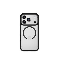 OB REACT MAGSAFE APPLE IPHONE/17 PRO BLACK CRYSTAL CLEAR/BLACK