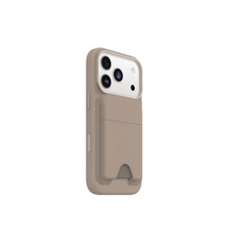 OB SYMMETRY CACTUS LEATHER/MAGSAFE WALLET CG LIGHT GREY