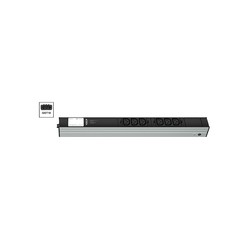 Vertiv Knürr DIS Rack PDU, Power Cleaner, 0U/1U, input GST18 230V 16A, outputs (6)C13