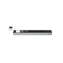 Vertiv Knürr DIS Rack PDU, Safety Basic, 0U/1U, input GST18 230V 16A, outputs (6)C13