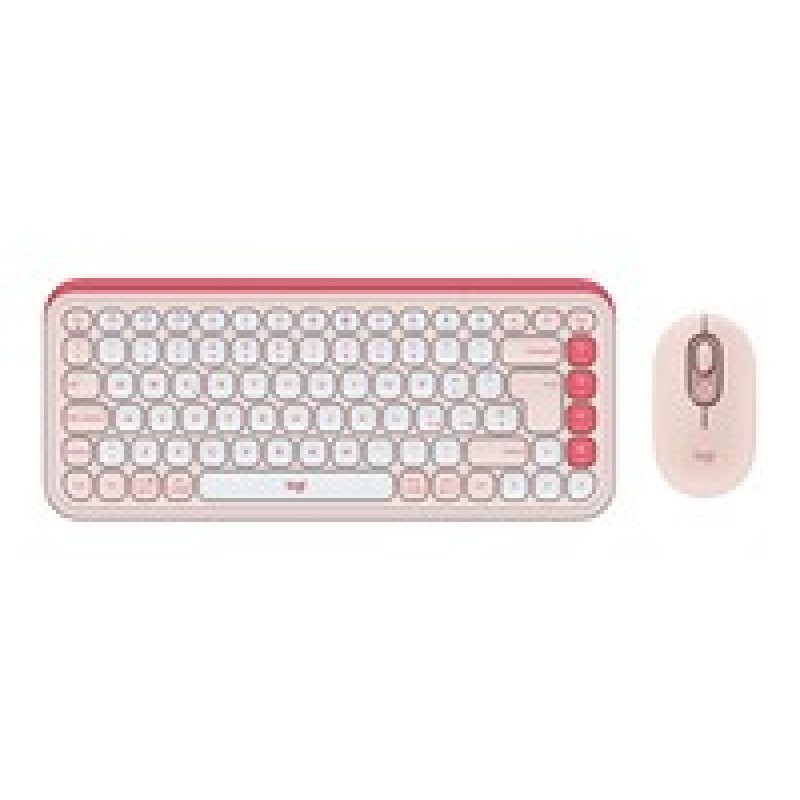 Logitech Pop ICON Combo Mouse And KB/Rose - ITA - Mediter-412