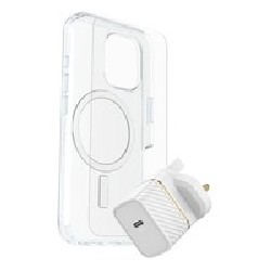 Otterbox OB SYM Clear MagSafe/Prem Glass/UK USB-C Wall CHAR 30W -White