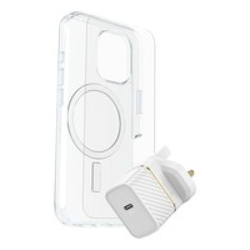 Otterbox OB SYM Clear MagSafe/Prem Glass/UK USB-C Wall CHAR 30W -White