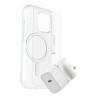 Otterbox OB SYM Clear MagSafe/Prem Glass/UK USB-C Wall CHAR 30W -White