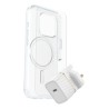 OB SYM CLEAR MAGSAFE/PREM GLASS/UK USB-C WALL CHARGER 30W-WHITE 7881433