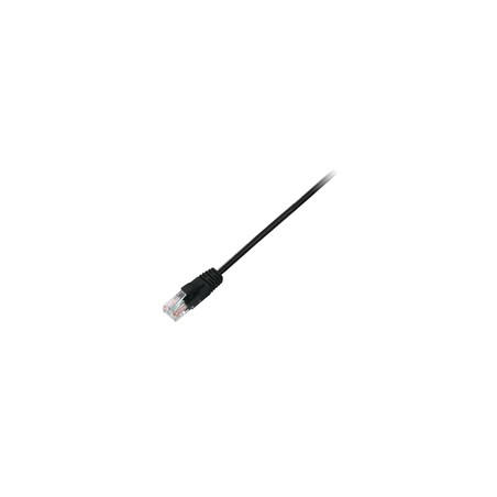 V7 CAT6 Ethernet Black UTP 50CM/RJ45 100 Copper Snagless